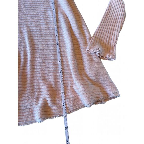 We the Free Free People Lover Ribbed Split Back Thermal Mock Neck Top Size XS - Picture 3 of 7